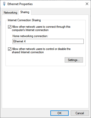 Ethernet properties